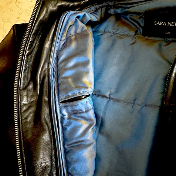 Men’s Genuine Leather Jacket with removable quilted liner - Picture 6 of 10